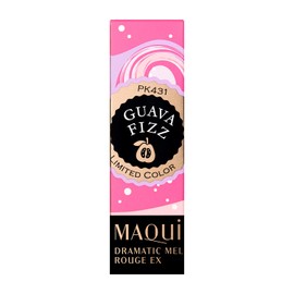 Makiage PK431 Dramatic Rouge EX Sparkling Fruit Color Lipstick, Gorgeous, Femininity, 0.1 oz (3.9 g)