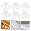TEHAUX 50pcs Collision Pads Clear Rubber Grippers for Furniture Cabinet