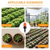 50pcs Adjustable Garden Watering Mist Nozzle Sprinkler Drip Irrigation Kits