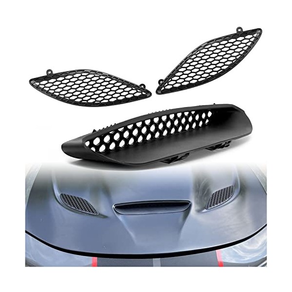 HECASA Hood Scoop Bezel Compatible With 2015-2020 Charger SRT Hellcat