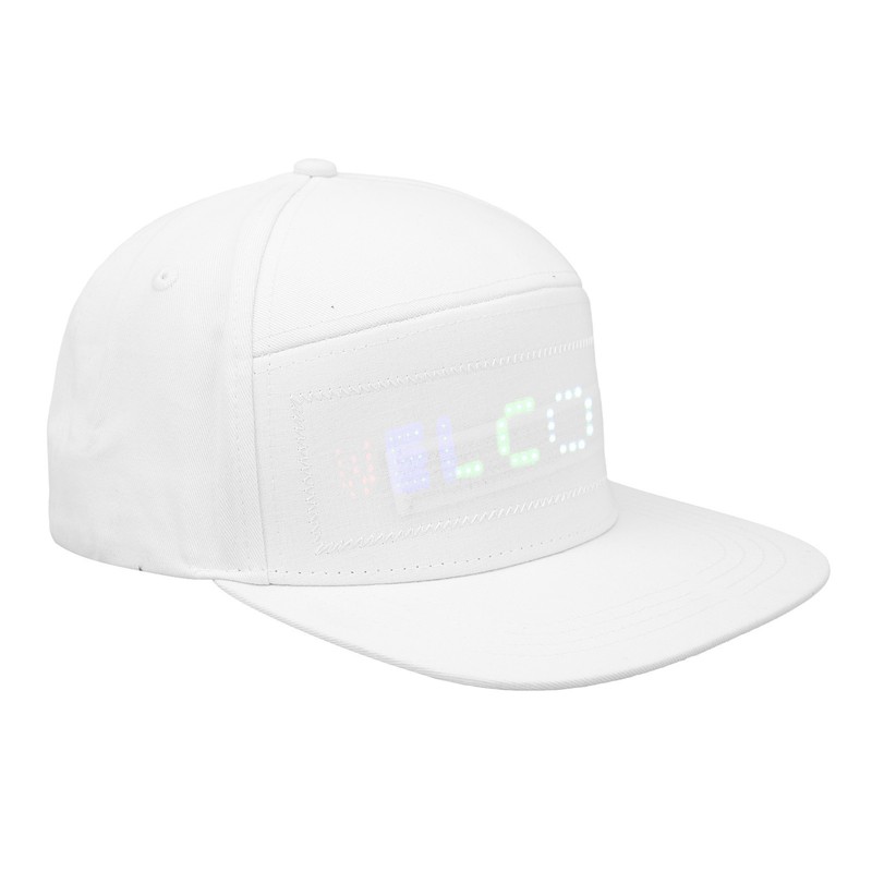LED Cap Programmable Bluetooth APP Control Editable Colorful LED Hat