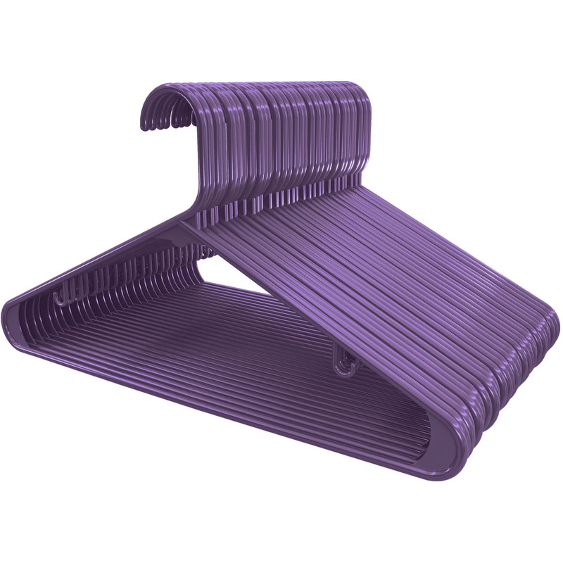 Utopia Home Plastic Hangers 50 Pack - Clothes Hanger with