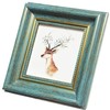 AMHOME 3.5x3.5 Picture Frame Blue Square Photo Frame The Overall