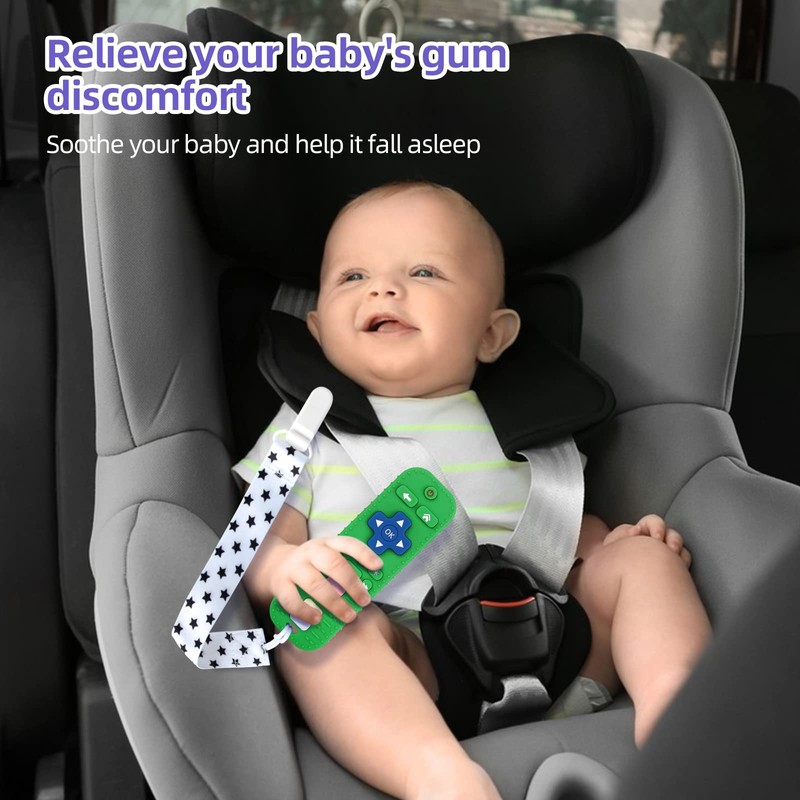 Chuya Remote Teethers Silicone Baby Teething Toys TV Remote Teether