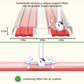 NICEIN® 5 Meters Clear Corner Protectors for Kids, PVC Strips, Corner Protector, Wall Protector, Edge Protection, Transparent Foam Anti-Collision, Edges and Corners for Kids