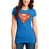 Supergirl Symbol Junior Women's T-Shirt-Junior Large [JL] Royal Blue