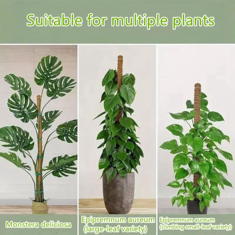 Moss Pole,47 Inch Monstera Plant Support, Upgraded 7mm Aluminum core