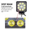 Willpower LED Headlight Offroad 2 Pieces 10 cm 4 Inch