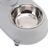 Pet Standing Water Dispenser Bowl 500ml Multifunctional Detachable Height Adjustable