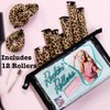 Rockin' Rollers Soft Leopard Print Hair Rollers and Hair Filler