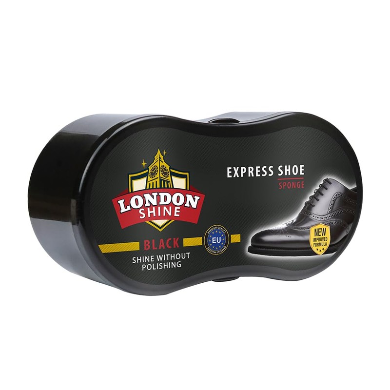 Shoe Shine Sponge, Instant Shine Sponge for Black Leather Shoes