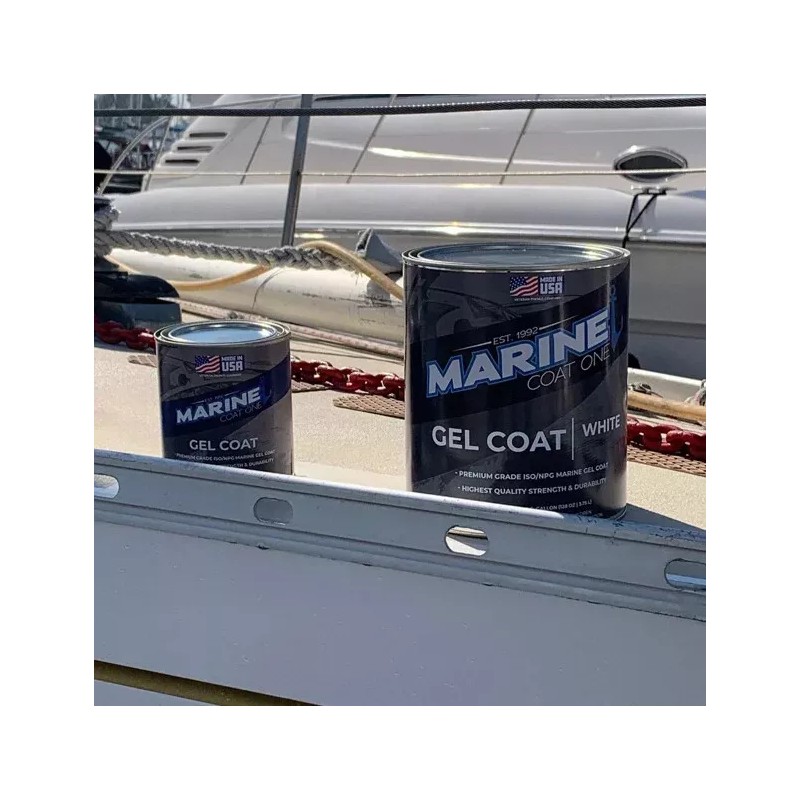 Marine Coat One, Clear Gelcoat Repair Kit For Boat -