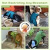 QUEARN 2 Packs Breathable Cotton Dog Recovery Suit for After