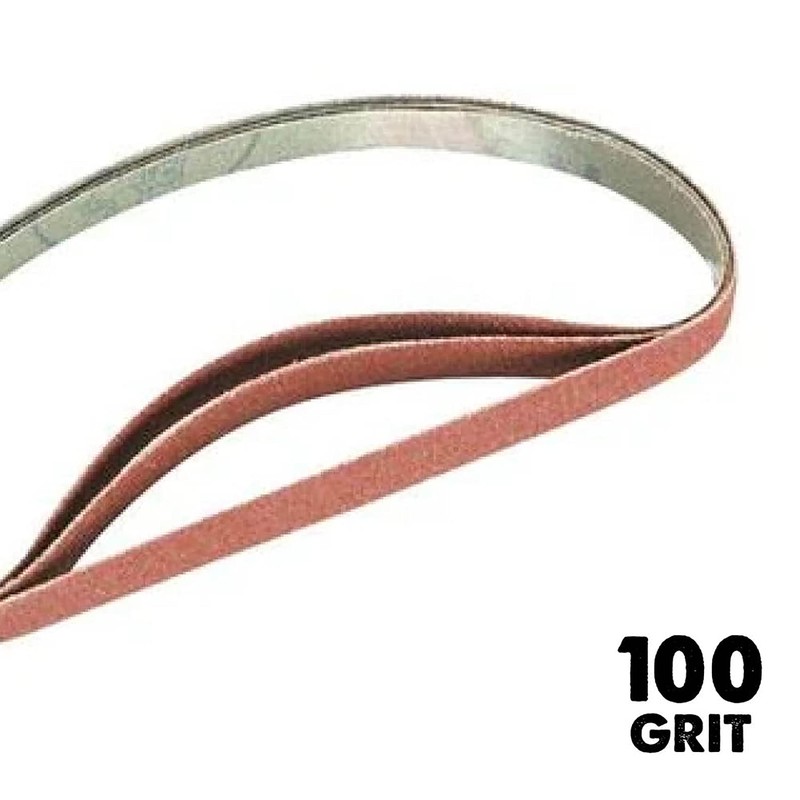 Evolution Power Tools FILESANDP100 File Sander Belts, 100 Grit, Pack