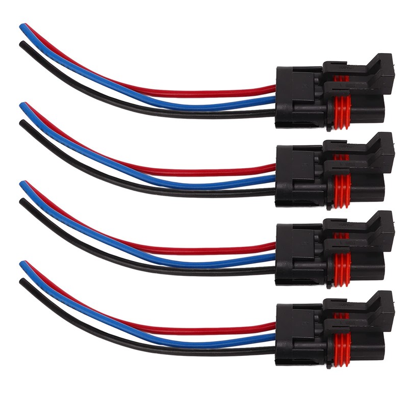 Busbar Power Wiring Harness, 6-Piece Impulse Power Plug Pigtail Connection