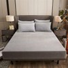 Velvet Fitted Sheet 140 x 200 cm Warm Winter Terry