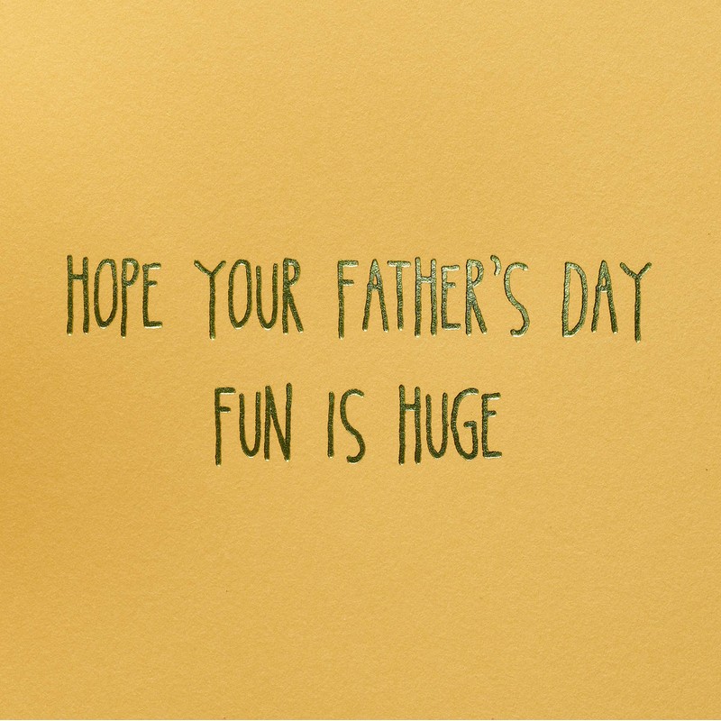 Papyrus Fathers Day Card for Dad (Huge Fun)