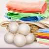 OxGord Chemical-Free Anti-Static Wool Dryer Balls for Laundry - Organic