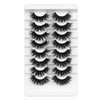 Leipple False 8D Eyelashes, 8 Pairs, False Eyelashes Set, Reusable