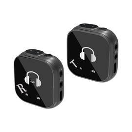 Summina Wireless in Ear Monitor System 5.8G Wireless IEM System with Transmitter Receiver Earphone Monitor Transmission for Computer Phone Sound Card Studio Band