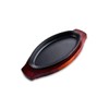 SZTNKSKJ Steak plate sizzle platter cast iron cast iron bakeware