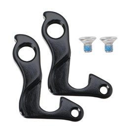 Create idea Pack of 2 Bicycle End Hooks CC177 Aluminium Alloy Derailleur Hanger Mechanical Gear Hooks for Rear Wheel Compatible with Orbea Bikes Black