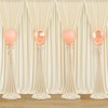 30ftx10ft Champagne Backdrop Drapes for Party, Not See-Through 6 Panels
