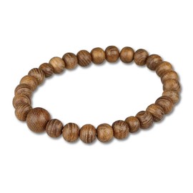 Hotokudo Prayer Beads Bracelet, Enju, 0.3 inch (8 mm) Ball, 7.1 inches (18 cm), Wood