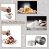 2 Packs Sugar Shaker 304 Stainless Steel Powdered Sugar Shaker