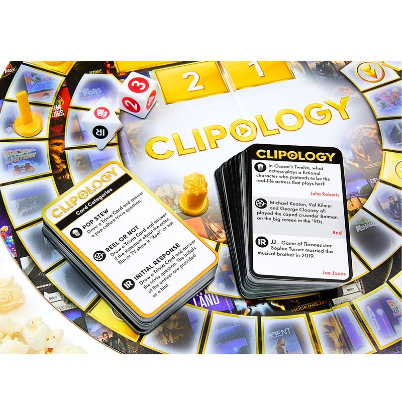 Clipology Game - The Premier Streaming Board Game Featuring Real