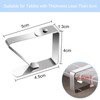 Nutabevr Pack of 8 Stainless Steel Tablecloth Clips, Adjustable Tablecloth