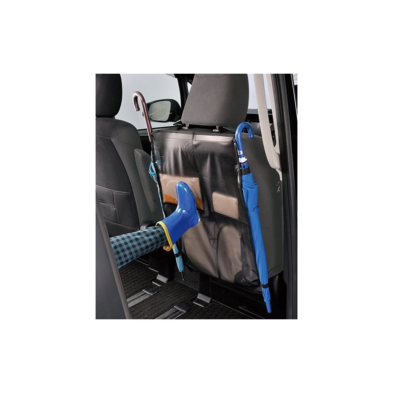 カーメイト 車用 キックガード チャイルドシートメーカーが開発した背もたれの汚れを防止 スモーク CZ417