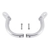 XFMT Motorcycle Chrome Saddlebag Guard Eliminator Support Bracket for Harley