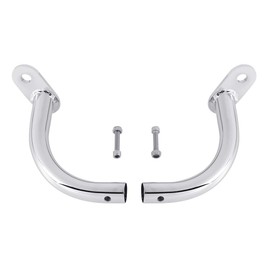 XFMT Motorcycle Chrome Saddlebag Guard Eliminator Support Bracket for Harley Touring Electra Glide FLHT 1997-2008