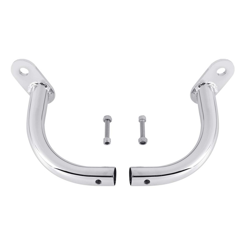 XFMT Motorcycle Chrome Saddlebag Guard Eliminator Support Bracket for Harley