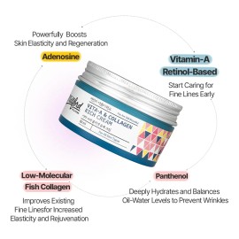 Crema Rica En Vitamina A Y Colágeno (80 Ml/2,7 Oz), Colágeno