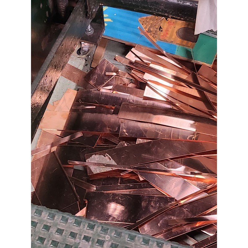 scrap copper sheet metal 1 POUND C110 pure copper 16