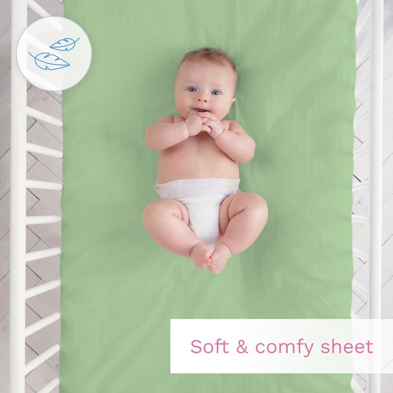 2X Jersey 100% Cotton Fitted Sheet for 120 x 60