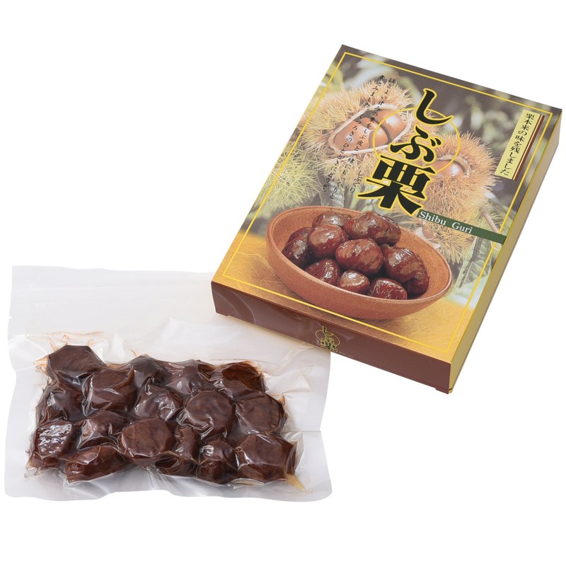 Horinaga Shikoku Shibuchi Chestnut Printed Box, 7.1 oz (200 g)