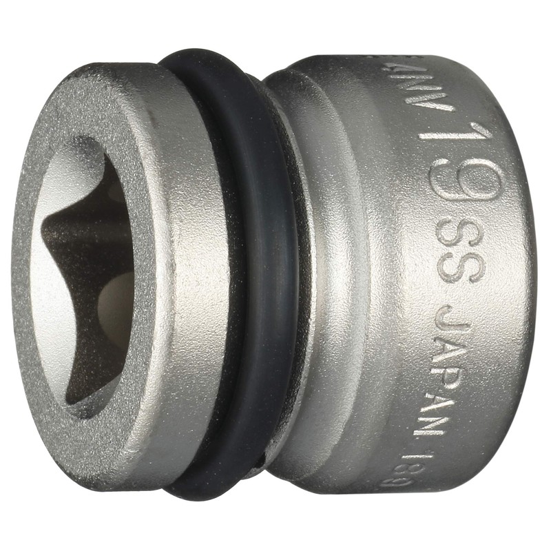TONE Impact Short Socket 4NV-19SS Insertion Angle 0.5 inches (12.7