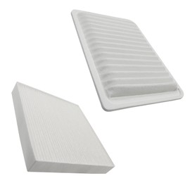 YxpBrake Engine and Cabin Air Filter Set for Toyota Camry 2007 2008 2009 2010 2011 2012 2013 2014 2015 2016 2017, Venza 2009-2016, Replace CA10171, CF10285