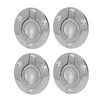4Pcs M5 Flush Ring Pull Round Wear Proof Stainless Steel