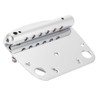 Nickel-plated Copper-zinc Alloy Tremolo Vibrato Tailpiece Bridge Set for Mustang
