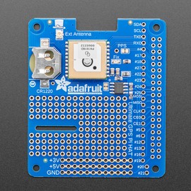Adafruit GPS HAT for Raspberry Pi - Ultimate Mini Kit, 8GB, HDMI, Real Time Clock (RTC), Internal Patch Antenna, External Active Antenna Connector
