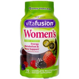 Vitafusion Vitafusion Women's Complete Multivitamin Gummies, Natural Berry, 70 Ct (4 Pack) (Bundle)
