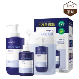 Dr.G Dr. G Scalp Wrap Cool Salt Scaling Shampoo 500g Special (+Refill 500g+100g) / 닥터지 두피랩 쿨 솔트 스케일링 샴푸 500g 기획(+리필 500g+100g)