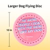 TANOFALO Dog Flying Disc, Dog Flyer Toy 10 Inch, Tear