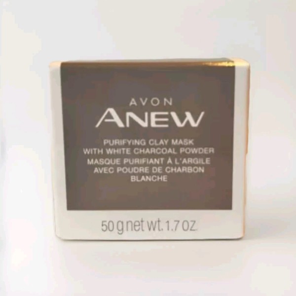 Avon ANEW Purifying Clay Mask w/White Charcoal Powder NEW Unopened