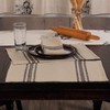 Mill House Stripe Black Napkin, Set of 4, Farmhouse Primitive