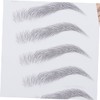 SAFIGLE 2Pcs Eyebrow Stickers Realistic Artificial Eyebrow Transfer Tool for